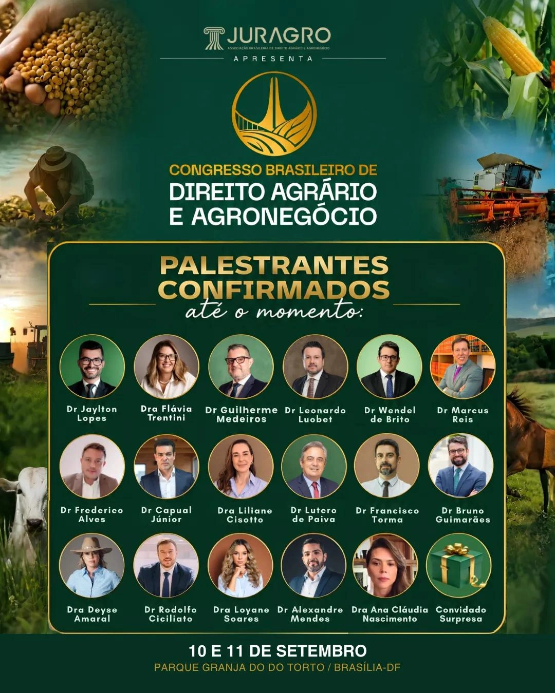 CONGRESSO BRASILEIRO DE DIREITO AGRÁRIO E AGRONEGÓCIO REÚNE ESPECIALISTAS NA GRANJA DO TORTO