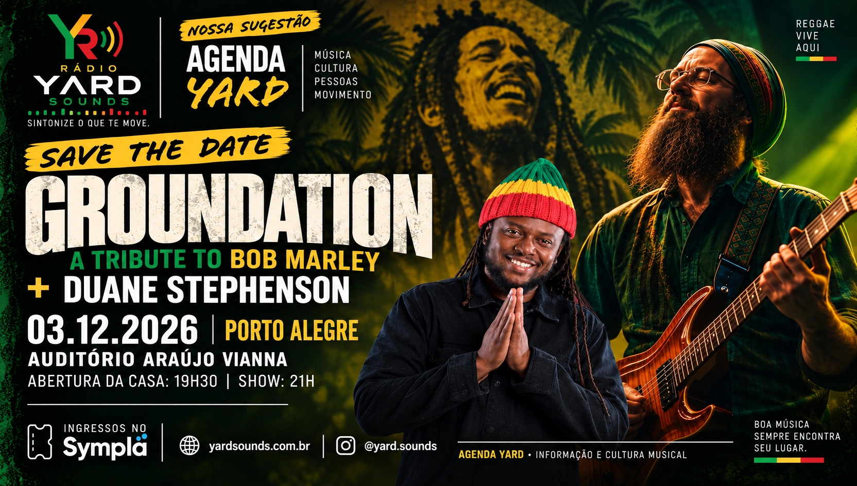 GROUNDATION + DUANE STEPHENSON EM PORTO ALEGRE!