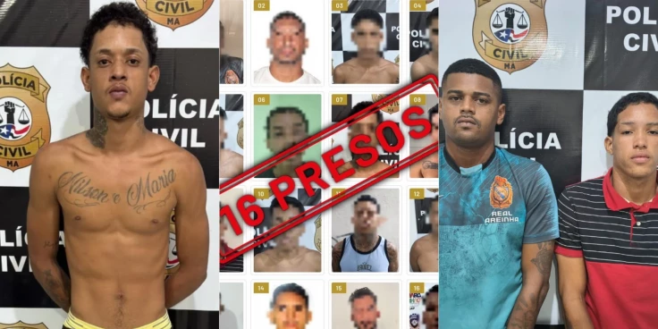 Polícia prende 16 suspeitos de roubos na Grande São Luís; casos envolvem academia da Cohama e falso vendedor na Litorânea
