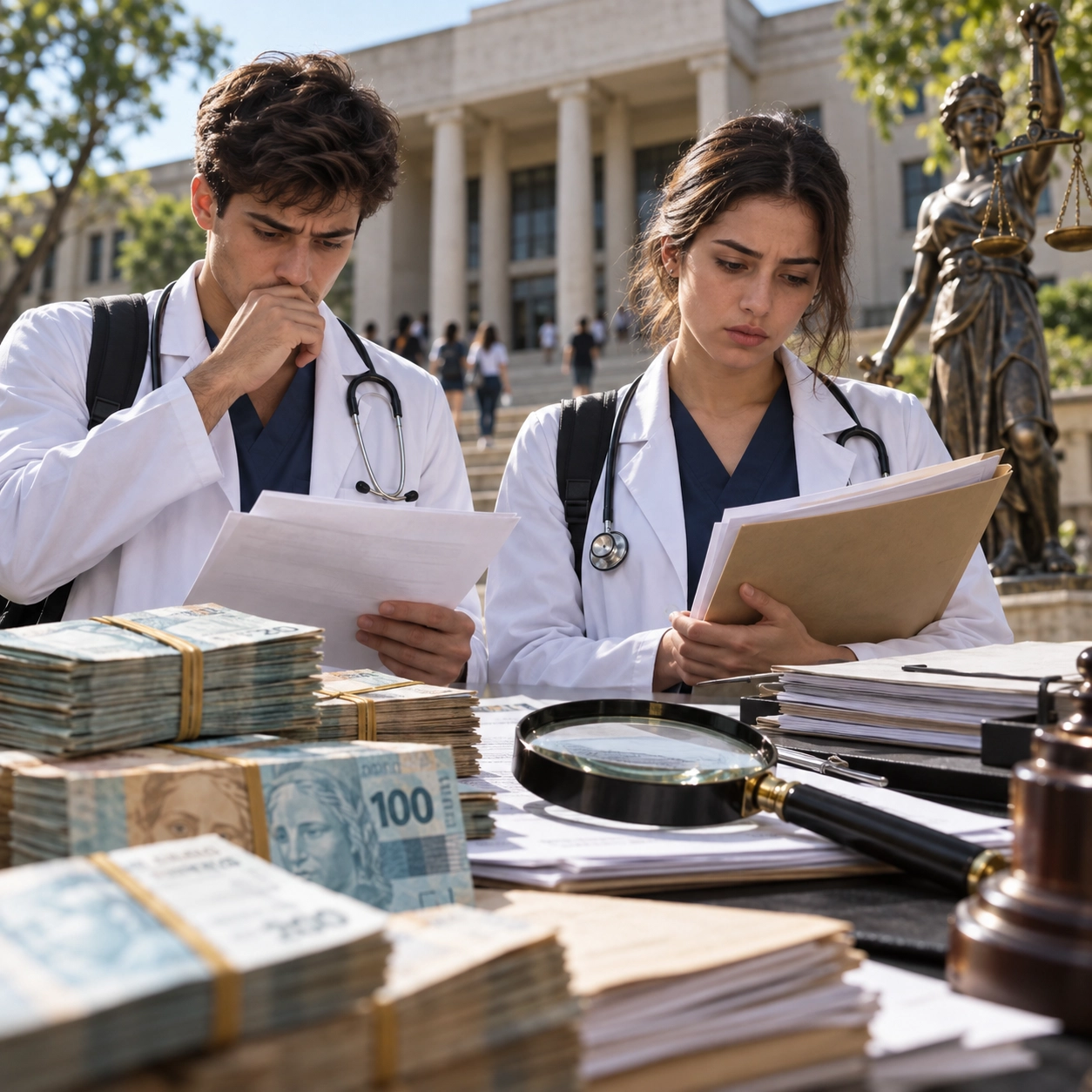 Alunos de Medicina devem devolver R$ 301,7 mil após omissões em cadastro de bolsas do Uniedu
