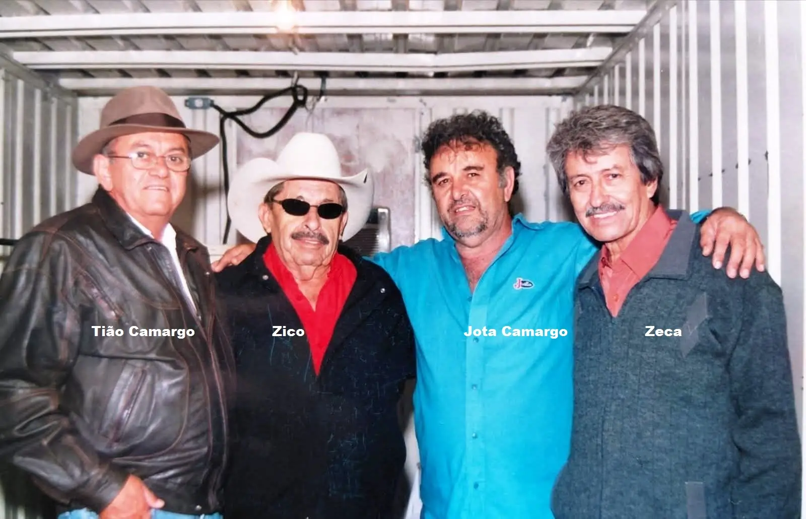 Tião, Zico, Jota e Zeca