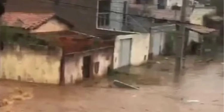 Tempestade causa alagamentos, queda de árvores e interrupções no fornecimento de energia em Montes Claros