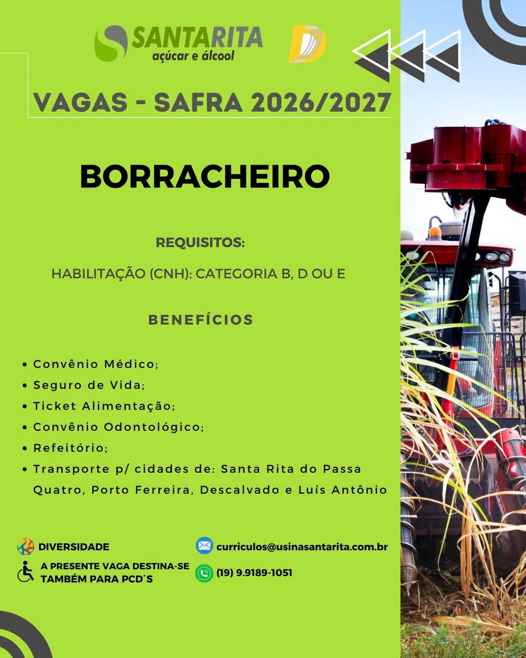 OPORTUNIDADE DE EMPREGOS