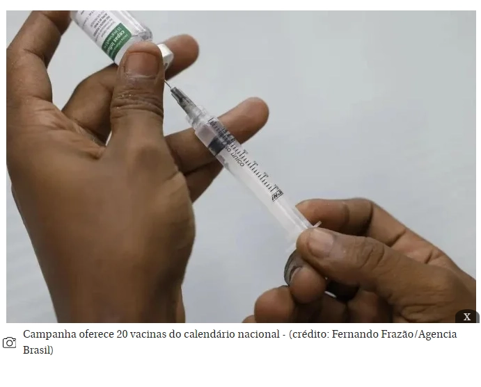 Brasil realiza Dia D de vacinação contra 20 doenças neste sábado