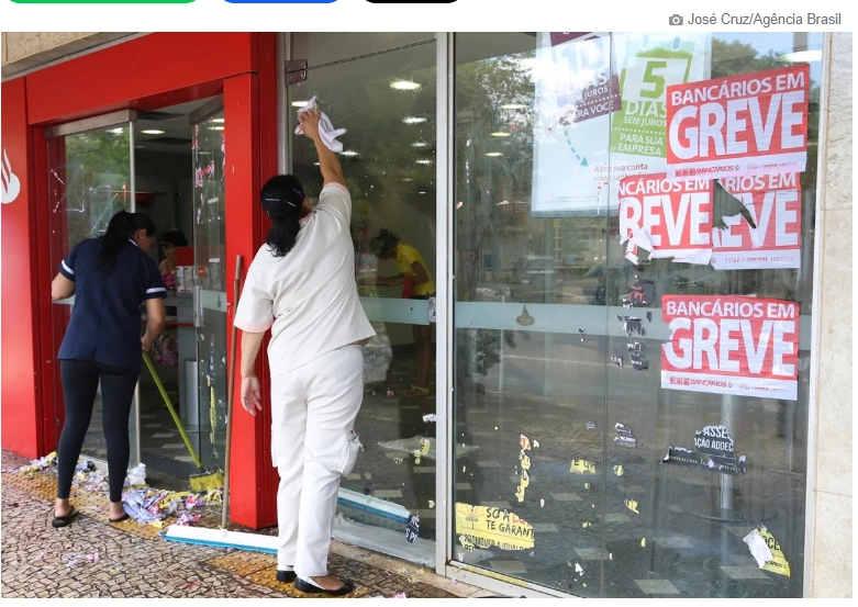 Bancários fazem paralisação de 24 horas em todo o Brasil nesta quinta-feira; veja o que funciona