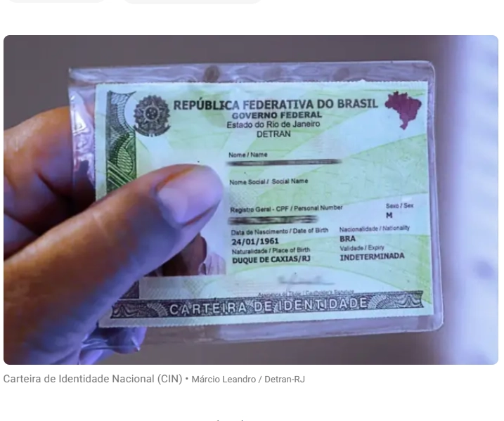 RG antigo tem prazo para acabar; veja como emitir a nova Carteira de Identidade Nacional