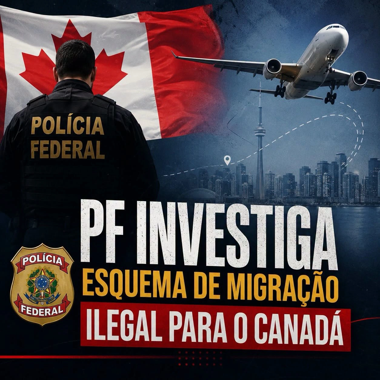 PF investiga esquema de migração ilegal para o Canadá em MG e ES