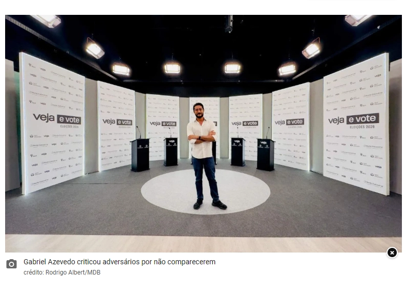 De 7 candidatos ao Governo de Minas, 6 faltam ao debate da TV Horizonte, que vira sabatina