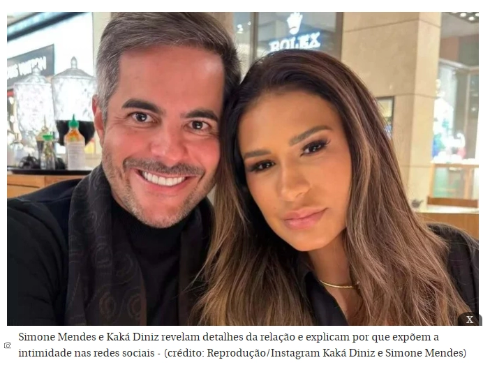 Simone Mendes e Kaká Diniz explicam por que expõem a intimidade nas redes