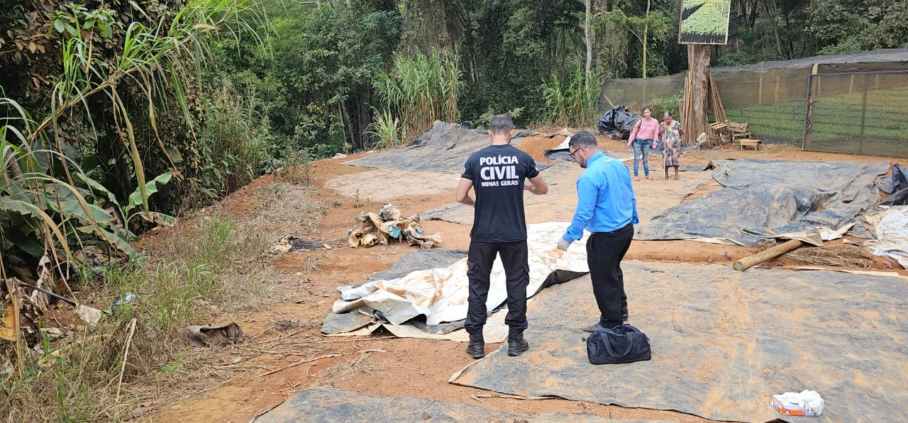 Homem é morto a tiros próximo a viveiro de café na zona rural de Manhuaçu