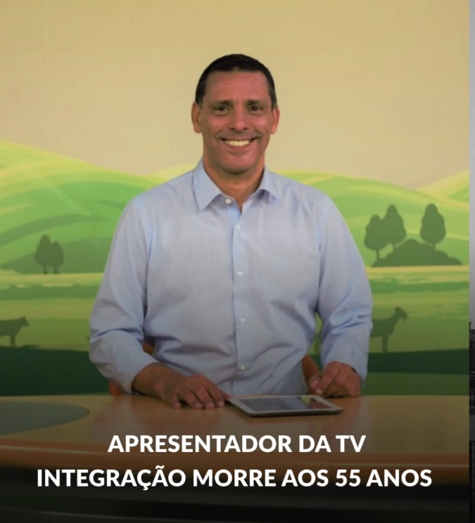 Márcio Santos, apresentador da TV Globo, natural de caratinga, morre aos 55 anos