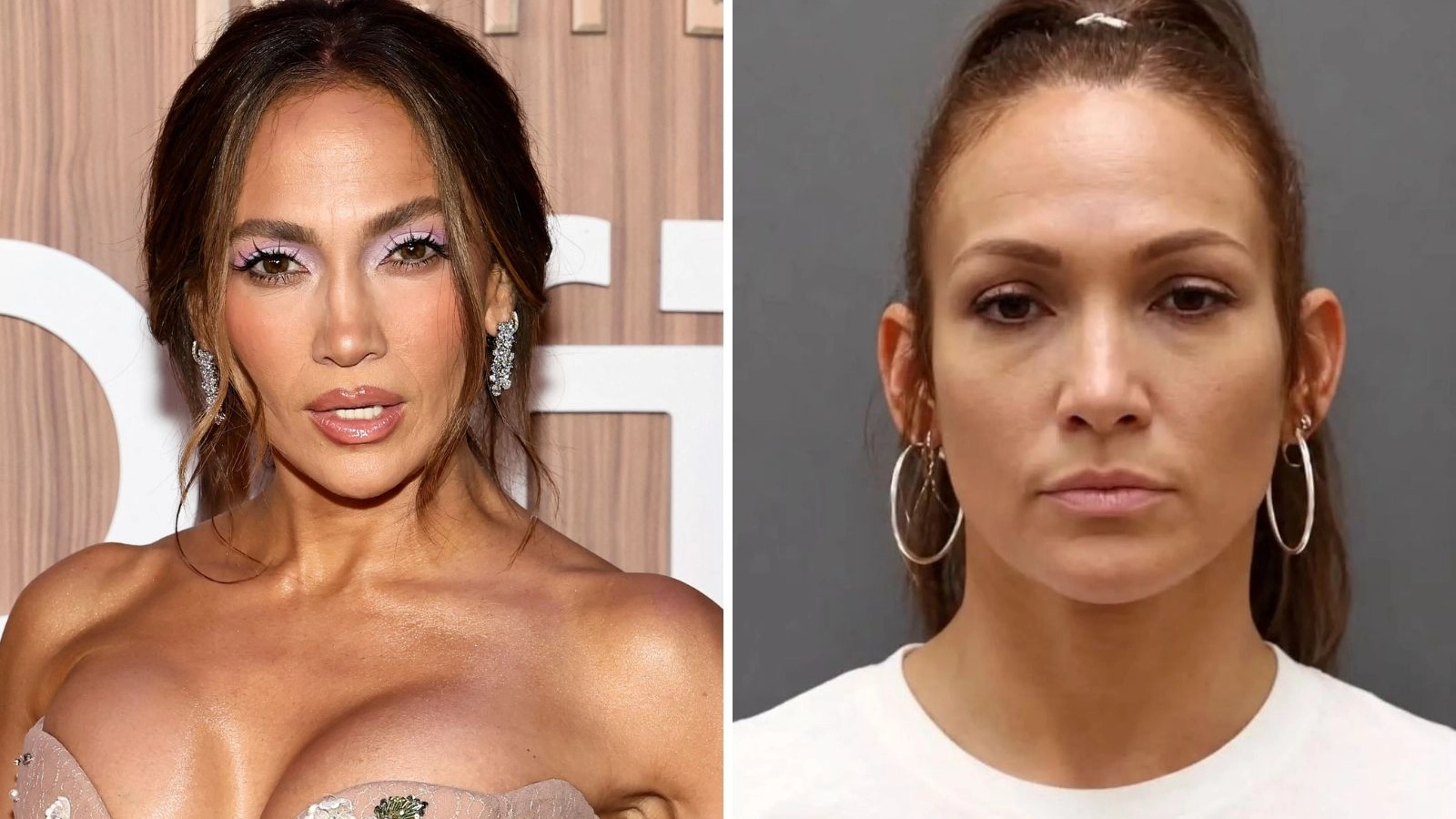 Mulher presa chama a atenção e viraliza por semelhança com Jennifer Lopez