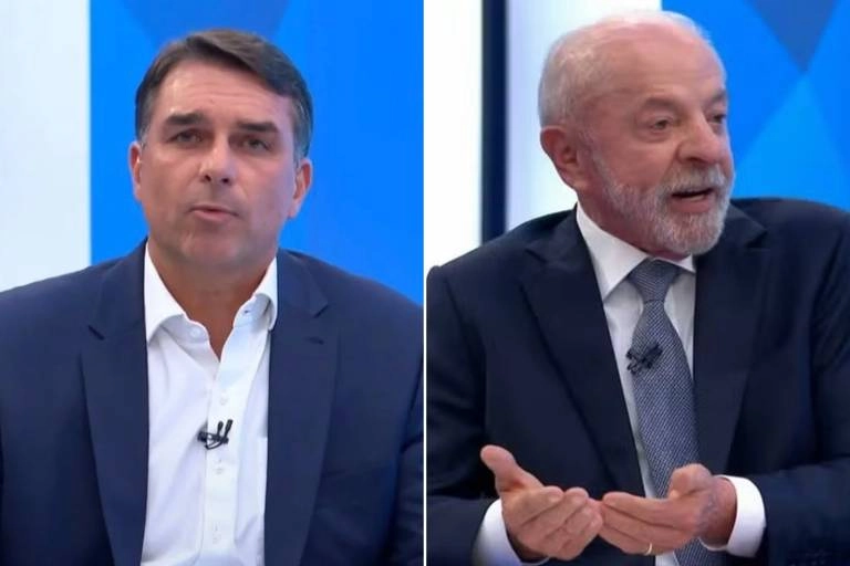 Sabatinas de Lula e Flávio Bolsonaro na Globo destacam propostas, críticas e repercussão nas redes sociais