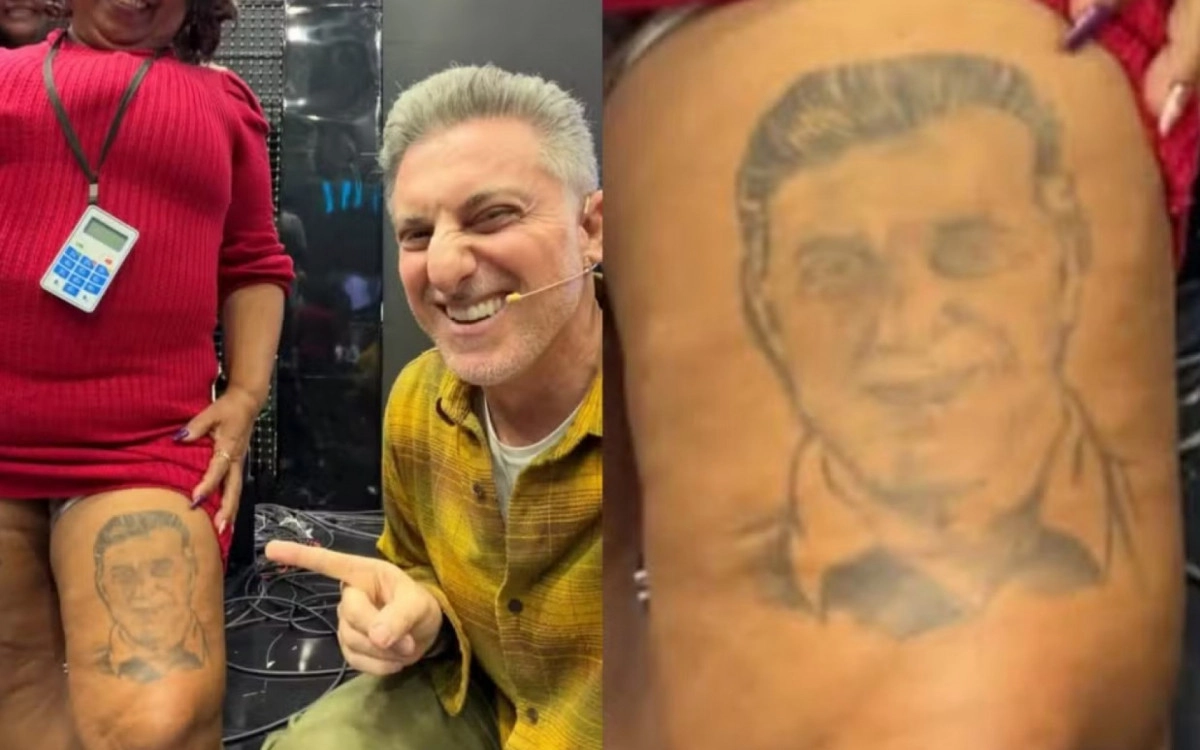 Luciano Huck surpreende ao mostrar tatuagens feitas por fãs