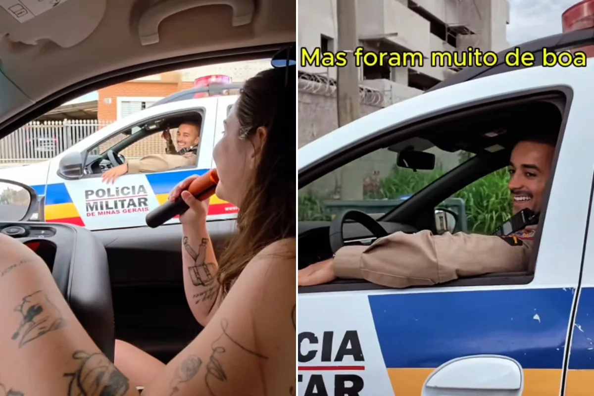 Cantora de Uberlândia surpreende policiais com modão e vídeo viraliza