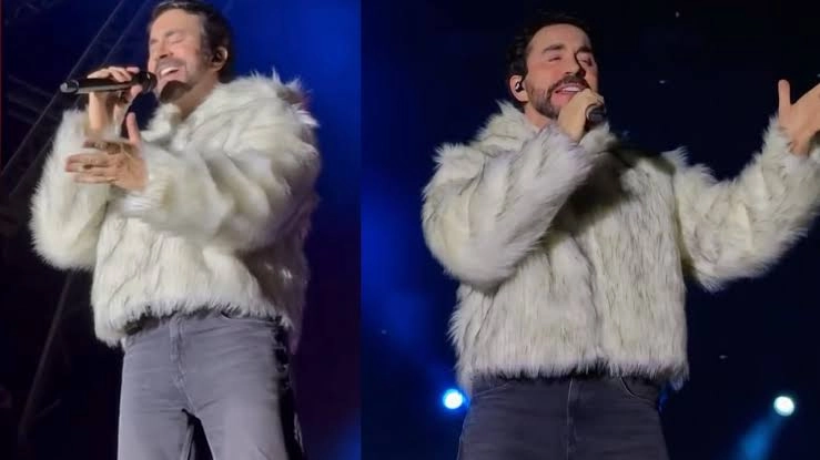 Padre Fábio de Melo é apedrejado após look polêmico em show: 'Por que continua?'