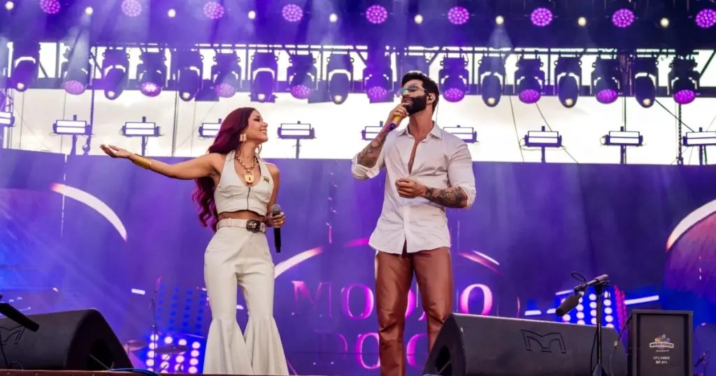 Priscila Senna comemora parceria com Gusttavo Lima: ‘Sensacional’